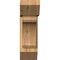 Ekena Millwork Legacy Slat Rough Sawn Bracket w/ Offset Brace, Western Red Cedar, 8"W x 22"D x 26"H BKT0806X22X26LEC06RWR - alternate 3